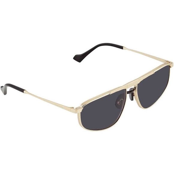 GUCCI GOLD SMOKE UNISEX GG0841S 60MM UNISEX SUNGLASSES - Picture 7 of 8